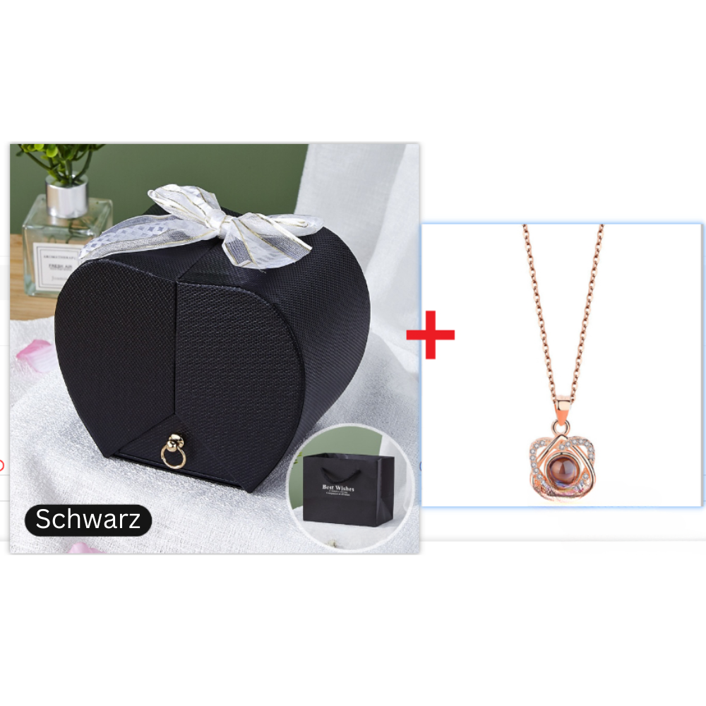 Exklusive Schmuck- und Rosenbox