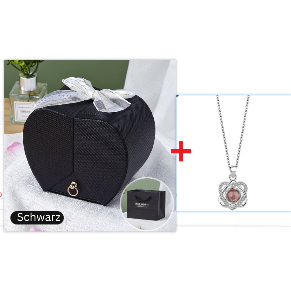 Exklusive Schmuck- und Rosenbox